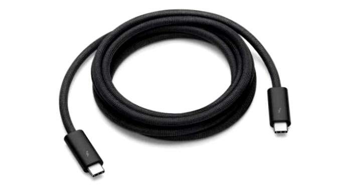 Extraanges Thunderbolt 3-cable from Apple